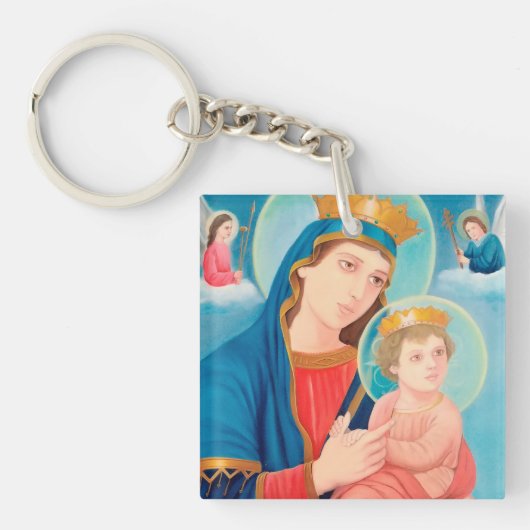 永遠のカトリックの私救済たちの女性 キーホルダー (正面)
