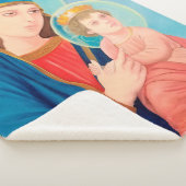 永遠のカトリックの私救済たちの女性 シェルパブランケット (3/4)