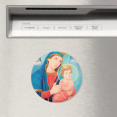 永遠のカトリックの私救済たちの女性 マグネット (インサイチュ (食洗機))