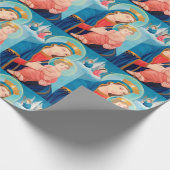 永遠のカトリックの私救済たちの女性 ラッピングペーパー (角)