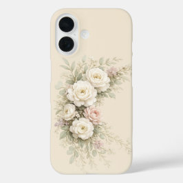 永遠のガーデンローズ 水彩画 iPhone 16ケース