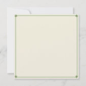 永遠のクリスマスのプレイド 招待状 (裏面)