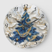 永遠のクリスマスツリー ラージ壁時計 (正面)