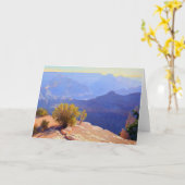 永遠のグリーティングカードの端 カード (黄色い花)