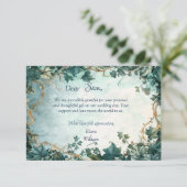 永遠のグレイスエルフ結婚ェンサンキューカード サンキューカード (スタンド正面)