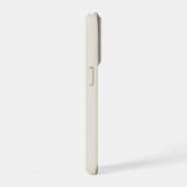 永遠のグレージュペインティングカバナストライプ柄 iPhoneケース (右側面)