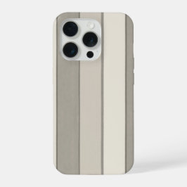 永遠のグレージュペインティングカバナストライプ柄 iPhone 15 PROケース