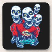 永遠のゲーム兄弟:赤いゲーマースケルトン コースター (正面)