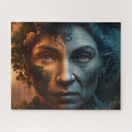 永遠のコントラスト：若者と年齢の出会い ジグソーパズル