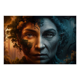 永遠のコントラスト：若者と年齢の出会い ポスター