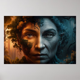 永遠のコントラスト：若者と年齢の出会い ポスター