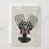 永遠のゴシック様式のヴィンテージ結婚式 招待状 (正面)