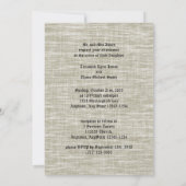 永遠のゴシック様式のヴィンテージ結婚式 招待状 (裏面)