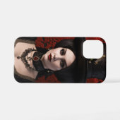 永遠のゴシック:水曜日のアダムススペードの女王 iPhoneケース (裏面横)