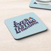 永遠のゴストッパーのグラフィック コースター (左側)