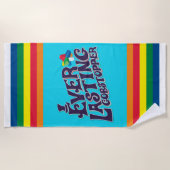 永遠のゴストッパーのグラフィック ビーチタオル (正面)