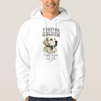 永遠のゴールデンレトリバー 愛犬家デザインTシャツ パーカ