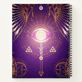 永遠のスケッチパッドの暗い神秘的なアーキーンの目 ノートブック (裏面)