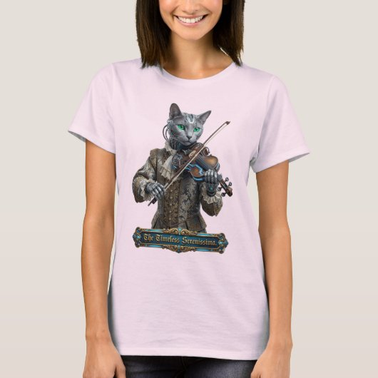 永遠のセレニッシマのロシアンブルー Tシャツ (正面)