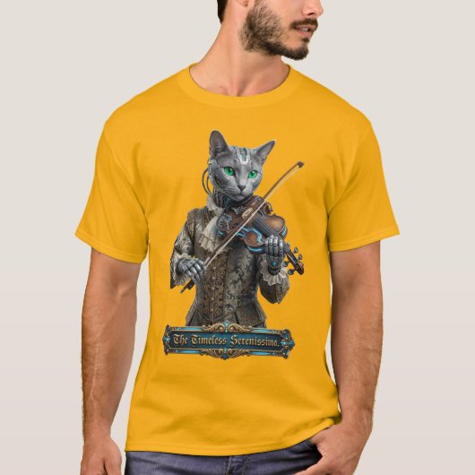 永遠のセレニッシマのロシアンブルー Tシャツ (正面)