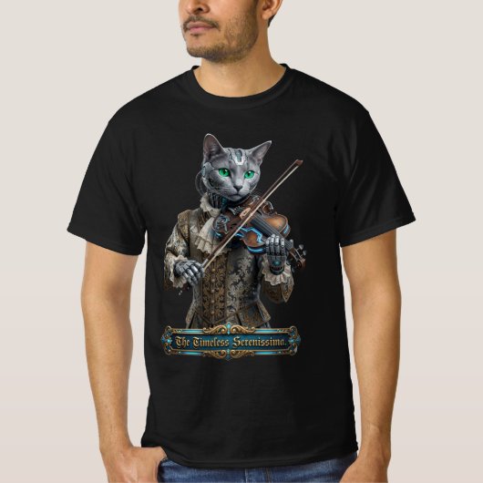 永遠のセレニッシマのロシアンブルー Tシャツ (正面)