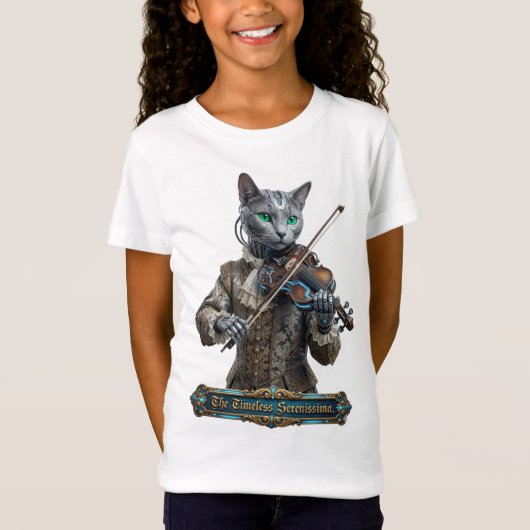 永遠のセレニッシマのロシアンブルー Tシャツ (正面)