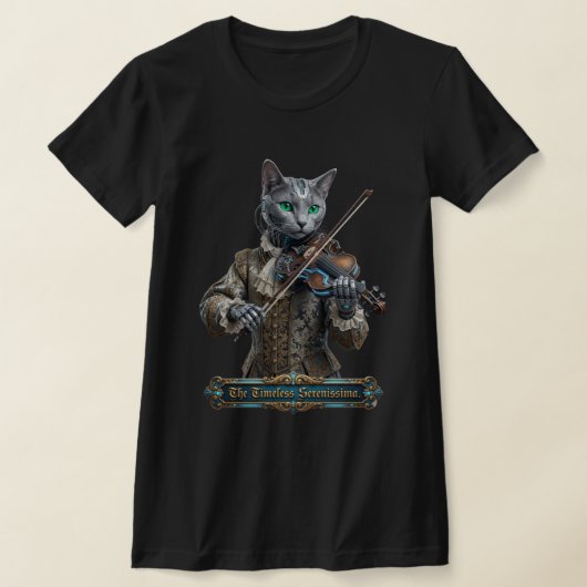 永遠のセレニッシマのロシアンブルー Tシャツ (レイダウン)