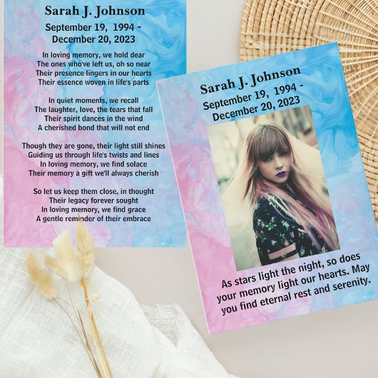 永遠のセレニティパーソナライズされたーサミネスカード コーリングカード