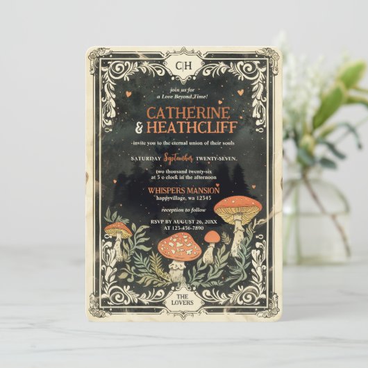 永遠のソウルメイト2 | タロット結婚式招待状 招待状 (スタンド正面)