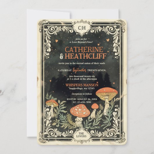 永遠のソウルメイト2 | タロット結婚式招待状 招待状 (正面)