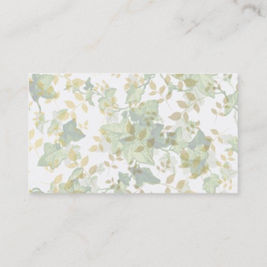 永遠のツタ 名刺 (裏面)