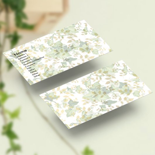 永遠のツタ 名刺