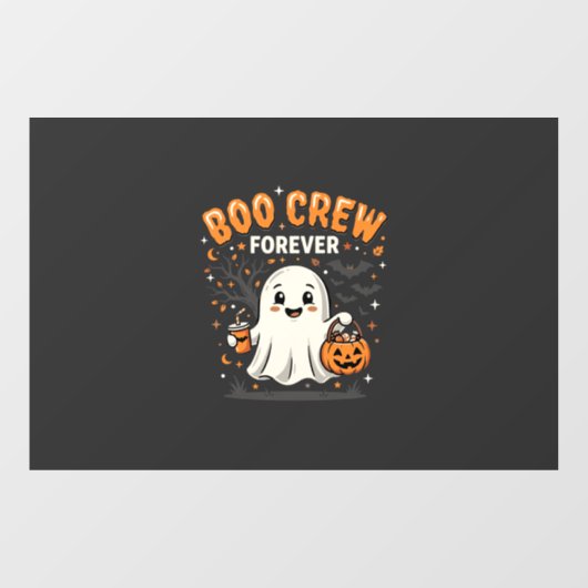 永遠のハロウィーンゴーストデザイン ブークルー_1 ウィンドウサイン (シート)