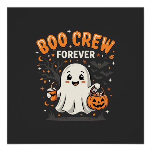 永遠のハロウィーンゴーストデザイン ブークルー_1 ポスター (正面)