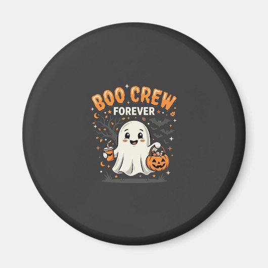 永遠のハロウィーンゴーストデザイン ブークルー_1 マグネット (正面)