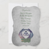 永遠のハンドファスティング・返信カード 招待状 (裏面)