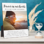 永遠のハート写真集  フォトプラーク<br><div class="desc">愛する人の写真、名前、読詩を取り入れた「永遠のハート」の美しい写真の記念のイーゼルフレーム。</div>