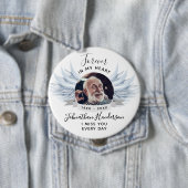 永遠のハート天使翼写真葬 缶バッジ (インサイチュ)