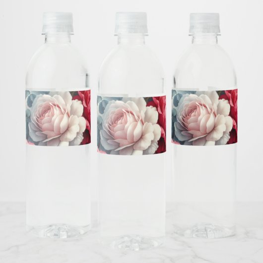 永遠のバラの華やかさ ペットボトルラベル (ボトル)
