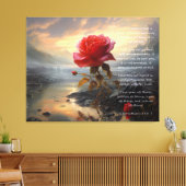 永遠のバラ キャンバスプリント (インサイチュ (リビング))