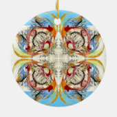 永遠のファンタジーパターンを見る セラミックオーナメント (裏面)