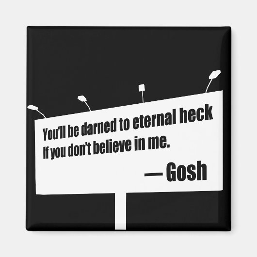 永遠のヘックマグネットに暗おもしろいく マグネット (正面)