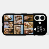 永遠のベストフレンド8枚の写真 ブラック Case-Mate iPhoneケース (裏面 (横))
