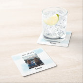 永遠のベストフレンド カスタム写真 スクエアペーパーコースター (インサイチュ)