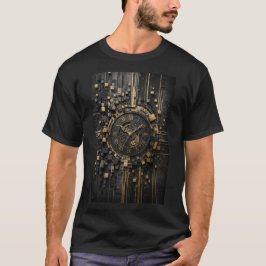 永遠のメカニズム | 高級3Dマイクロモザイク時計 Tシャツ