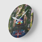 永遠のライトイースタークロック ラウンド壁時計 (傾斜)