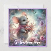 永遠のラブピンクフローラマバレンタイン シーズンカード (正面)