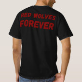 永遠のレッドウルフTシャツ Tシャツ (裏面)