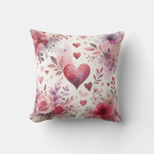 永遠のロマンスクラシック:バレンタインデー クッション (正面)