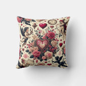 永遠のロマンスクラシック:バレンタインデー クッション (裏面)